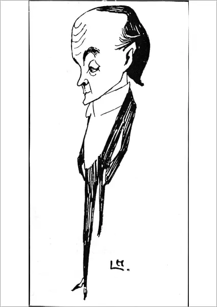 Max Beerbohm (1872-1956), British writer and caricaturist, 1901. Artist: Laurence Houseman