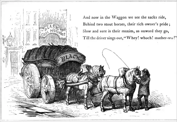 Coal delivery wagon, 1860