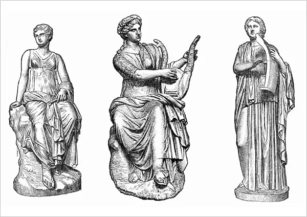 Ancient Greek muses of music and dance