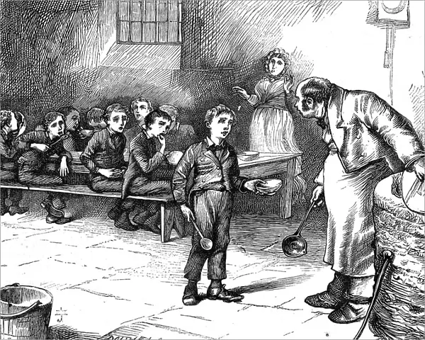 Scene from Oliver Twist by Charles Dickens, 1871. Artist: George Cruikshank