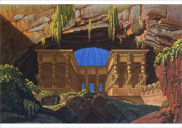 The temple of Isis and Osiris where Sarastro was High Priest, c1816. Artist: Karl Friedrich Schinkel
