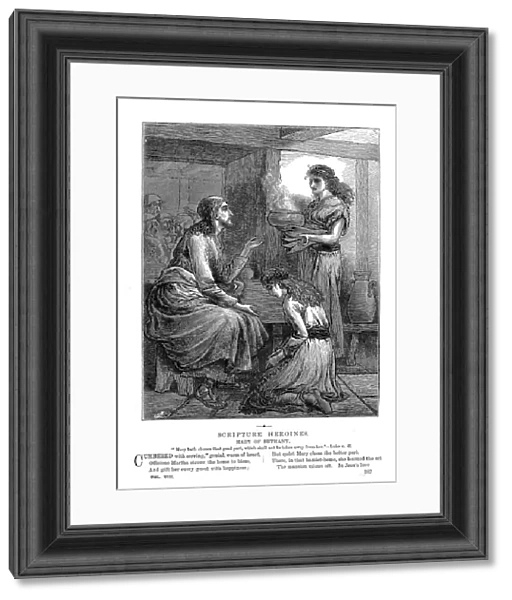Jesus with Mary and Martha, c1870
