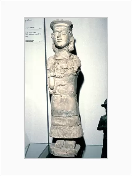Terracotta statue of the goddess Lama, Susa, beginning of 2nd millenium BC