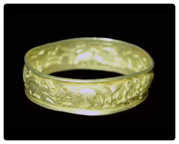 Bracelet from the Hoxne hoard, Roman Britain, buried in the 5th century