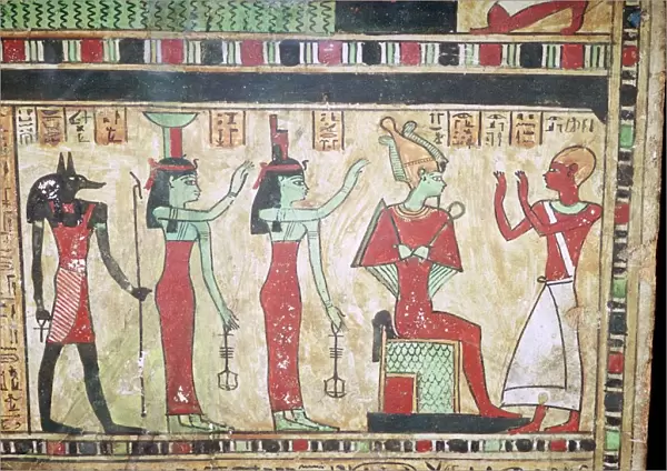 Detail of an Egyptian funerary slab