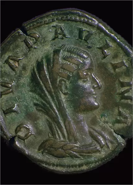 A bronze coin of Paulina, the mother of Emperor Hadrian, 1st century