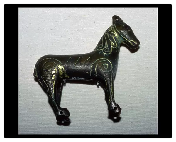 Bronze horse-shaped weather vane