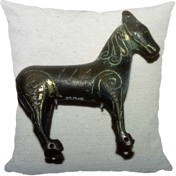 Bronze horse-shaped weather vane