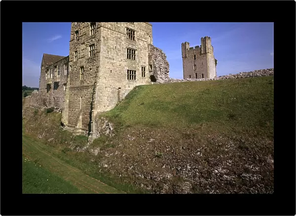 Helmsley castle in Yorkshire, 12th century