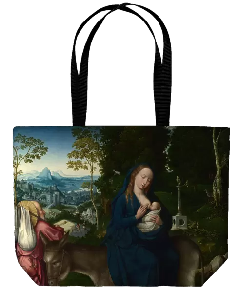 The Flight into Egypt. Panel from an Altarpiece, ca 1515. Artist: Master of 1518, (Workshop)