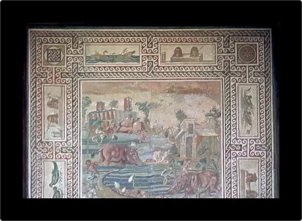 Roman mosaic depicting Egypt