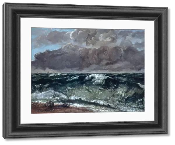The Wave, 1867-1869. Artist: Courbet, Gustave (1819-1877)