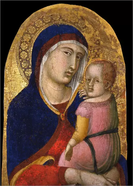 Madonna with Child, ca 1340. Artist: Lorenzetti, Pietro (ca 1300-ca 1348)