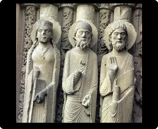 Detail of Chartres Cathedral, 12th century