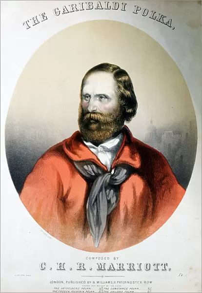 Giuseppe Garibaldi, Italian patriot, c1864