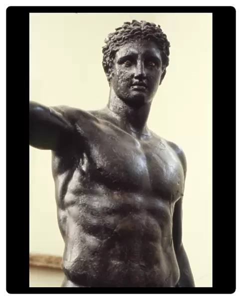 Youth from Antikyther, Bronze found in pieces in sea of Antikythera, c340 BC