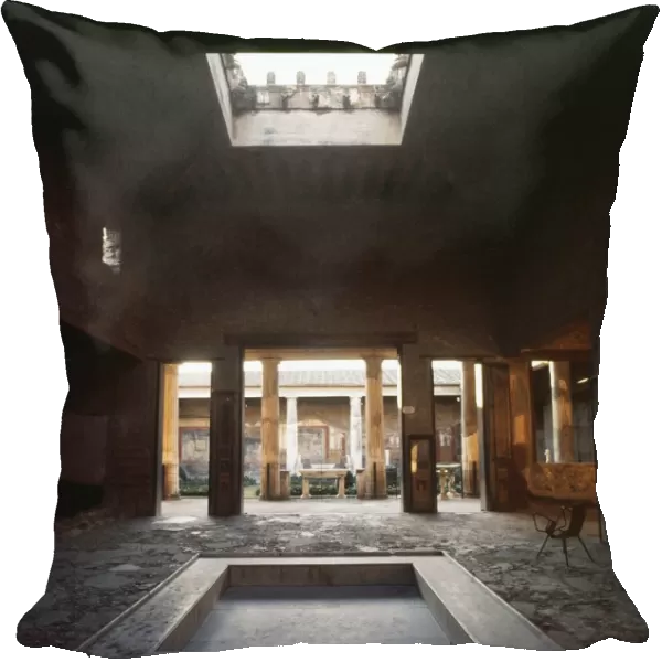 View through Atrium to Peristyle and Gardens. House of the Vettii, Pomepii, Italy, c20th century. Artist: CM Dixon