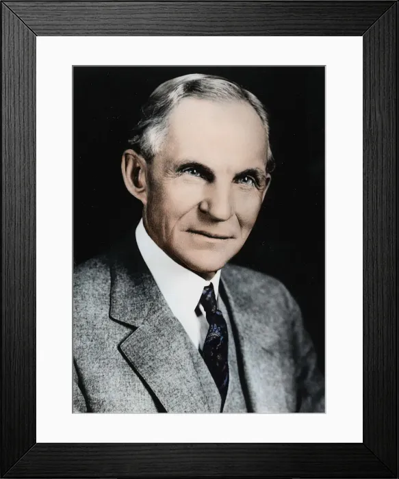 Framed Print : Henry Ford Print, c1910-c1930 Framed Print : Henry Ford Print, c1910-c1930