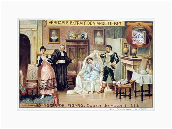 Scene from Mozarts opera The Marriage of Figaro, 1786 (1905)