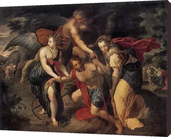 The Three Ages of Man, allegory, late 16th century. Artist: Jacob de Backer