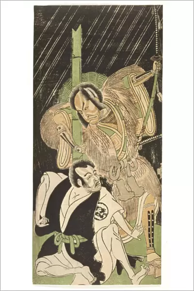 Actors as Sumurai, 18th century. Artist: Shunsho