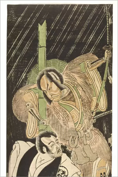 Actors as Sumurai, 18th century. Artist: Shunsho