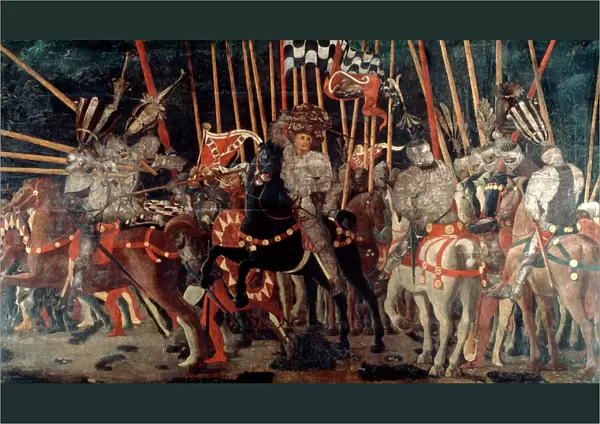 The Battle of San Romano, 1432 (c1435-1440). Artist: Paolo Uccello