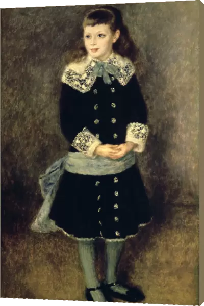 Girl with a Blue Sash, late 19th  /  early 20th century. Artist: Pierre-Auguste Renoir