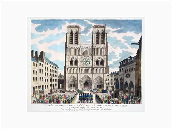 Catholic worship returned to the French people by 1st Consul Bonaparte, 19th century