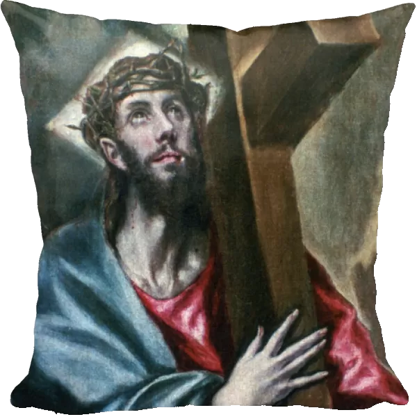 Christ Clasping the Cross, 1600-1610. Artist: El Greco