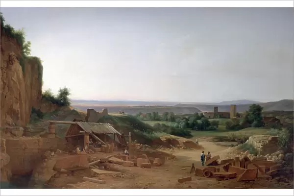 Quarry around Lyon, 1805-1856. Artist: Nicolas Victor Fonville
