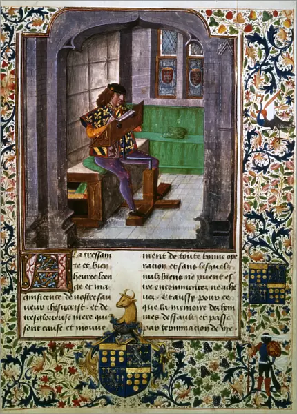 The writing of Jacques Lalains biography, 15th century