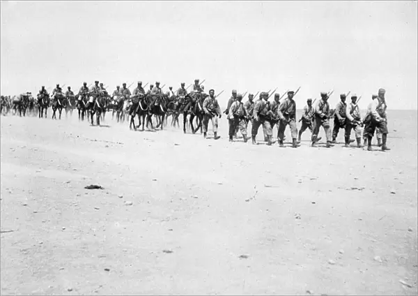 The French Foreign Legion on manoeuvres, Boudenib, Morocco, 1911
