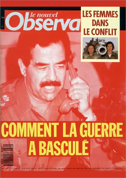 Front cover of Le Nouvel Observateur, Febuary 1991