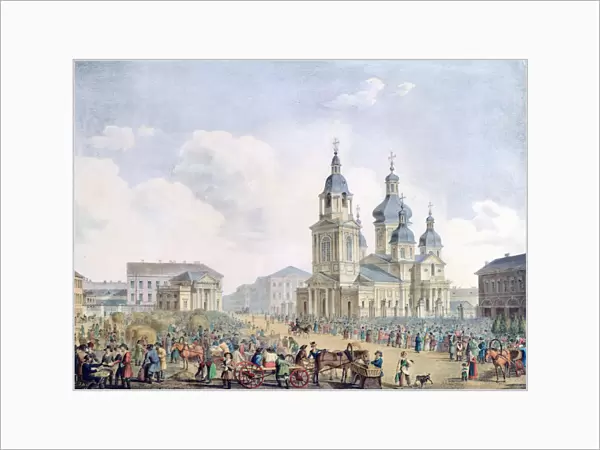 A Russian city, 19th century