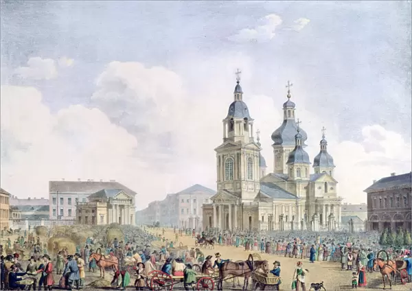 A Russian city, 19th century