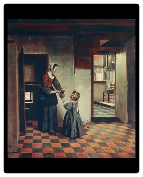 Woman with a Child in a Pantry, c1660. Artist: Pieter de Hooch