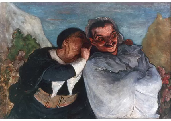 Crispin and Scapin, c1863-1865. Artist: Honore Daumier