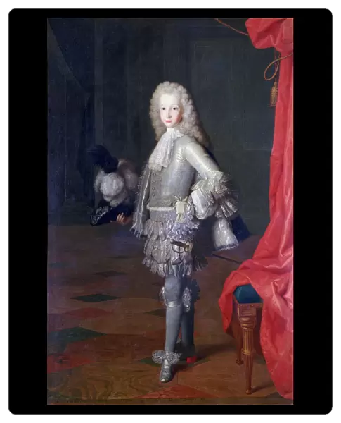 Louis I, Prince of The Asturias, King of Spain, 1717. Artist: Michel-Ange Houasse