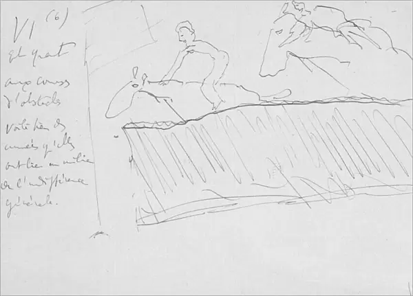 Obstacle Course, c1891-1922. Artist: Marcel Proust