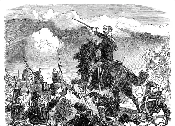 Codringtons brigade at the Battle of the Alma, Crimean War, 1850s, (1888)