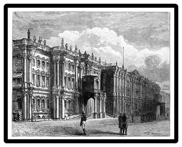 The Winter Palace, St Petersburg, Russia, c1888