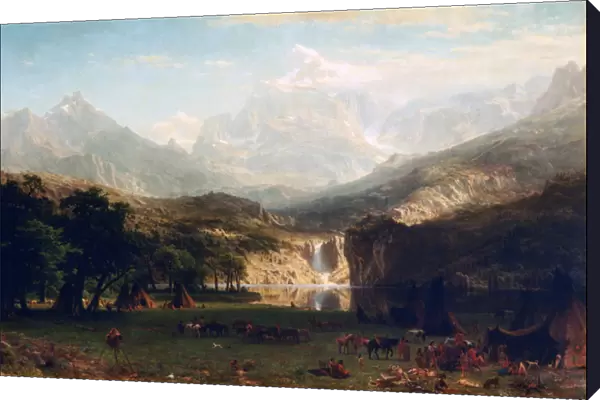 The Rocky Mountains, Landers Peak, 1863. Artist: Albert Bierstadt