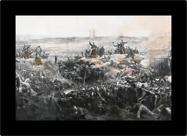 Taking of Malakoff by the french army, 1855
