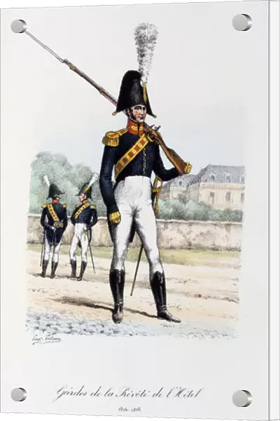 Gardes de la Prevote de l Hotel, Trumpeter, 1814-16 Artist: Eugene Titeux