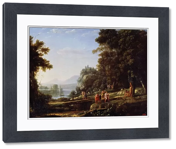 Landscape with Apollo and Marsyas, 1639-1640. Artist: Claude Lorrain