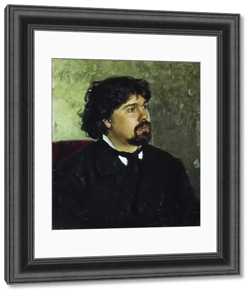 Portrait of the artist Vasily Surikov, (1848-1916), 1885