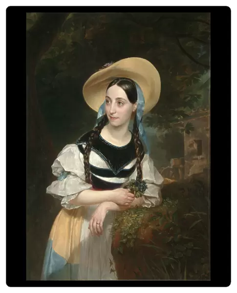 Portrait of the singer Fanny Tacchinardi Persiani, (1812-1867), 1834