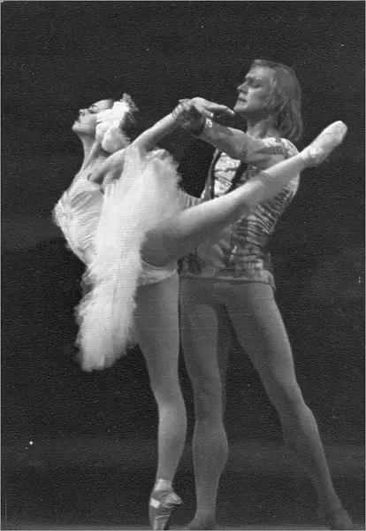 Ludmila Semenyaka and Alexander Godunov in the Ballet Swan Lake, 1970s