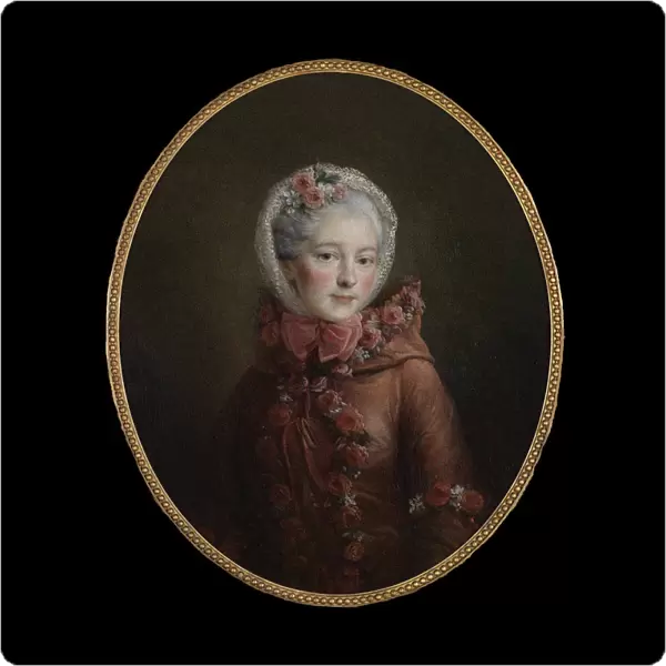 Portrait of Princess Natalya Petrovna Galitzine (1741-1837), 1760. Artist: Drouais, Francois-Hubert (1727-1775)